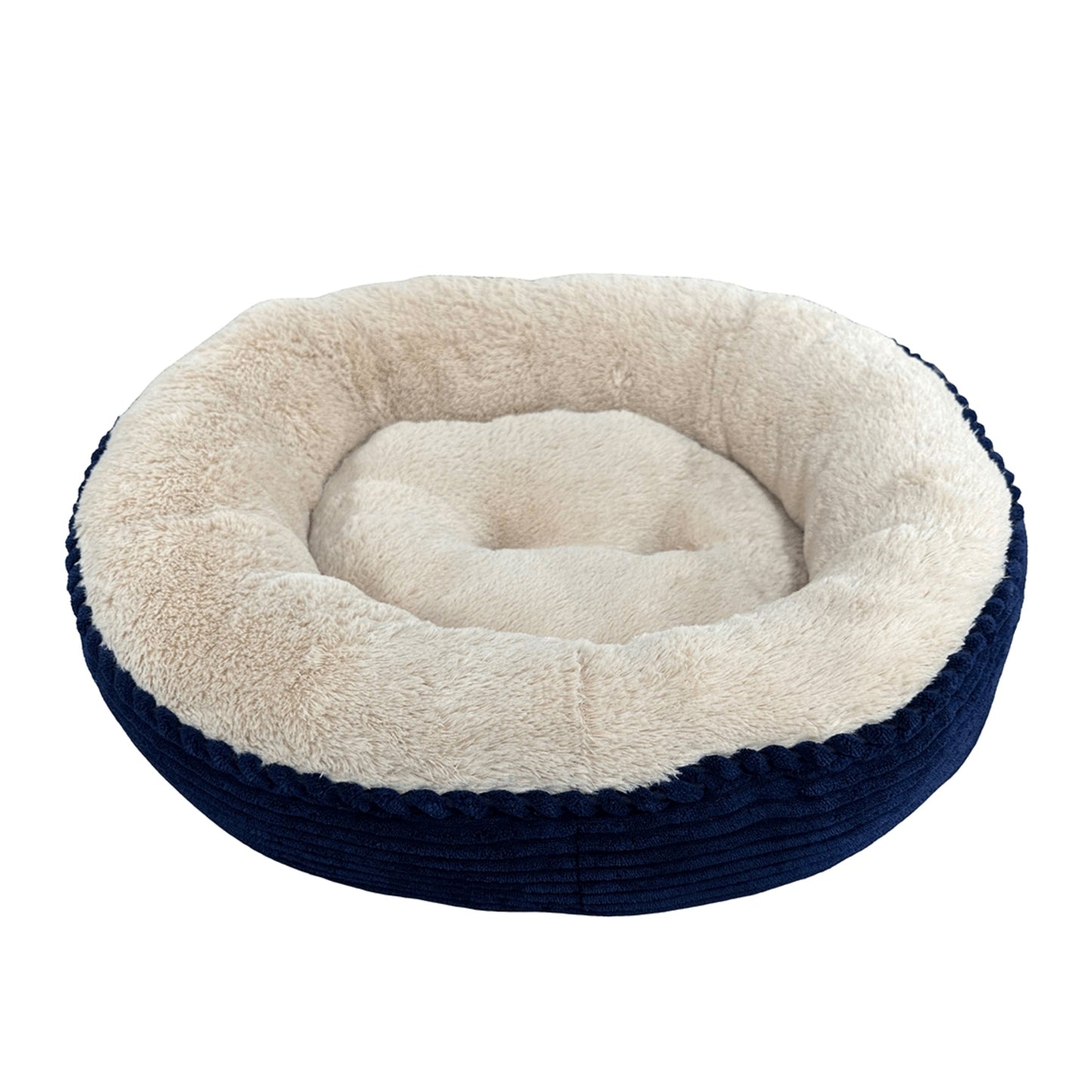 Sleep Zone Luxe Round Rib Corduroy (36”, Navy)