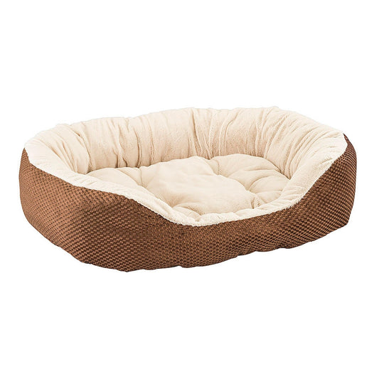 Sleep Zone Checkerboard Napper (31”, Chocolate)