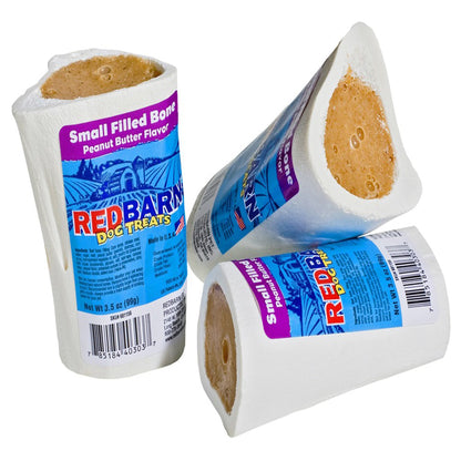 Redbarn – Hueso relleno para perros (mantequilla de cacahuete, 3.5 oz, pequeño)