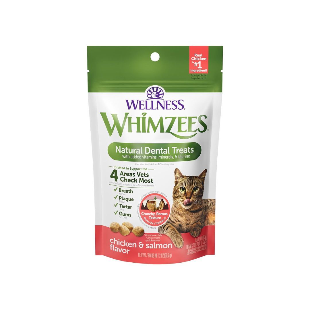 Whimzees – Cat Dental Treat – Chicken Salmon (2 oz)