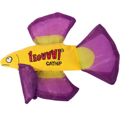 Yeowww! – Fish Catnip Toy – Mo Betta (Purple)