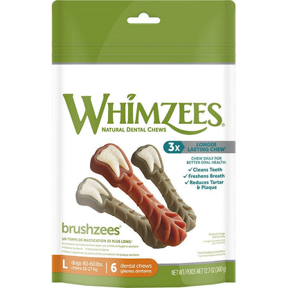 Whimzees – Brushzees Large (12.7 oz Bag)