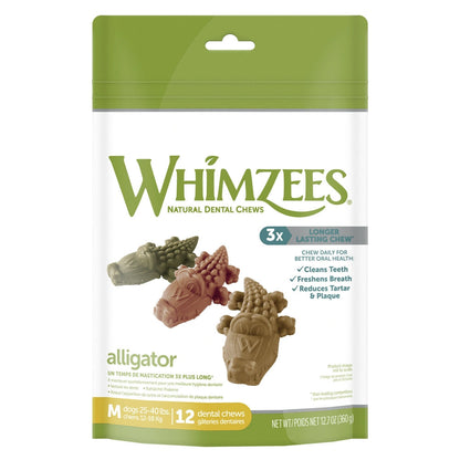 Whimzees – Alligators Medium (12.7 oz Bag)
