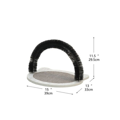 Nifty Cat Massager (Grey, 11")