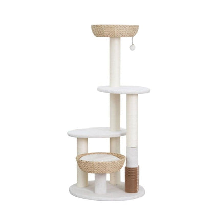 Pharoah 5-Level Cat Tree (Ivory, 49")