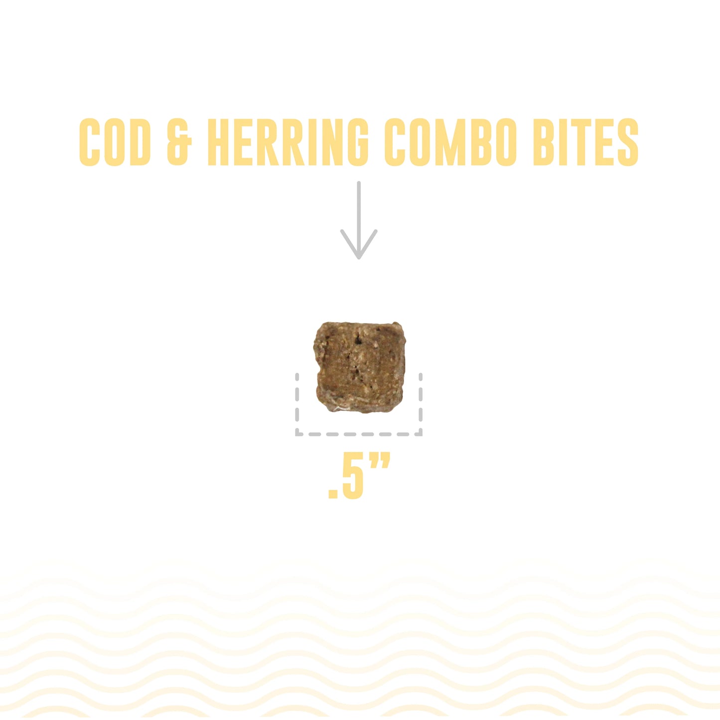 Icelandic+ — Cod & Herring Combo Bites Dog Treats (3.52 oz)