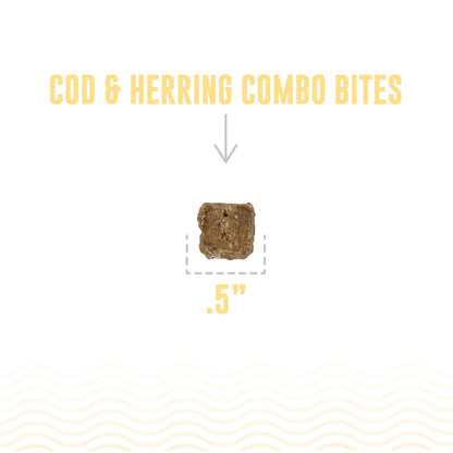 Icelandic+ — Cod & Herring Combo Bites Dog Treats (3.52 oz)