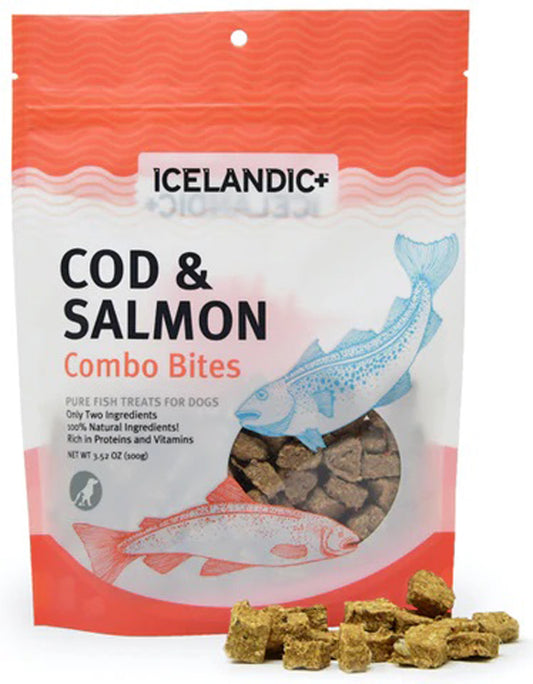 Icelandic+ — Combo Bites Dog Treats (Cod & Salmon, 6 Count)