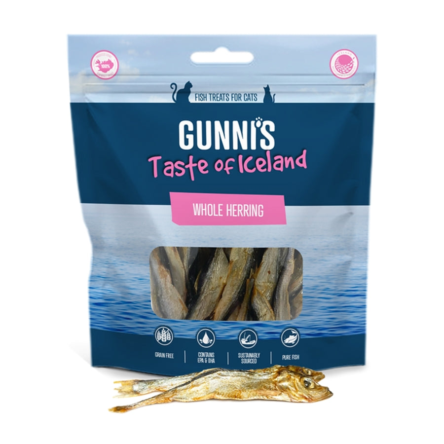 Gunni’s — Whole Herring Cat Treats (1.5 oz)