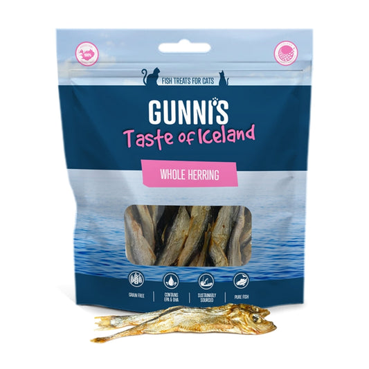 Gunni’s — Whole Herring Cat Treats (1.5 oz)