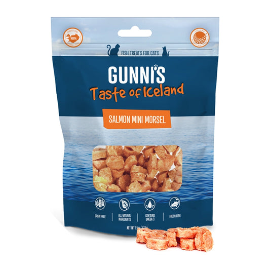 Gunni’s — Mini Morsel Salmon Cat Treats (1.5 oz)