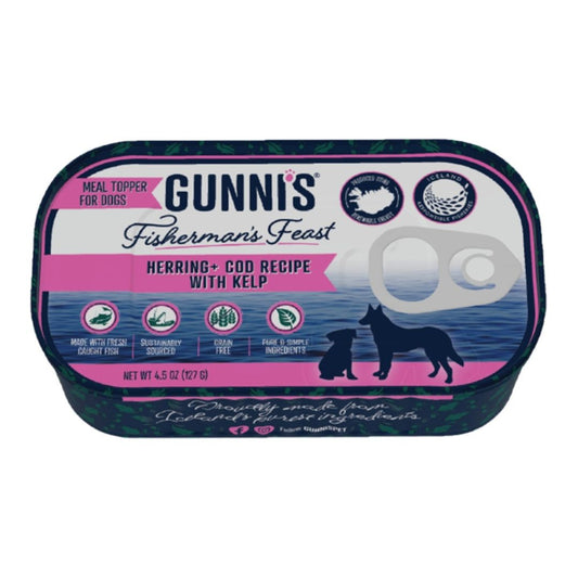 Gunni’s — Herring Cod Dog Treats (4.5 oz, 12 Pack)