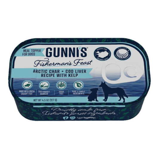 Gunni’s — Arctic Char Cod Liver Dog Treats (4.5 oz, 12 Pack)