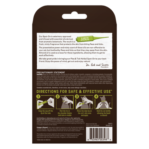 Earth Animal — Cat Nupro Spot Flea & Tick