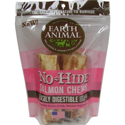 Earth Animal — No-Hide Salmon Chews (Medium, 2 Pack)