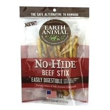 Earth Animal — No-Hide Beef Chews (Small, 10 Pack)