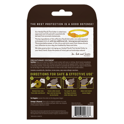 Earth Animal — Herbal Flea & Tick Collar (Large Dogs)