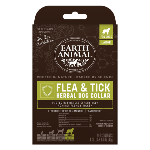 Earth Animal — Herbal Flea & Tick Collar (Large Dogs)