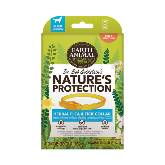 Earth Animal — Herbal Flea & Tick Collar (Medium Dogs)