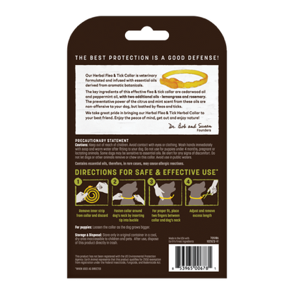 Earth Animal — Herbal Flea & Tick Collar (Small Dogs)