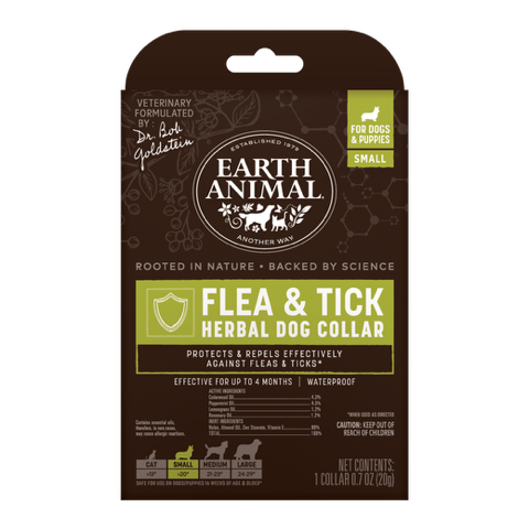 Earth Animal — Herbal Flea & Tick Collar (Small Dogs)