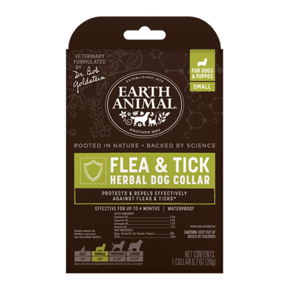 Earth Animal — Herbal Flea & Tick Collar (Small Dogs)