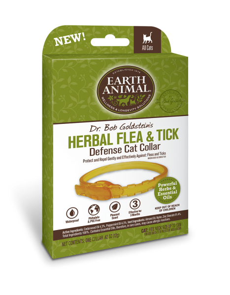Earth Animal — Herbal Flea & Tick Collar (Cats)