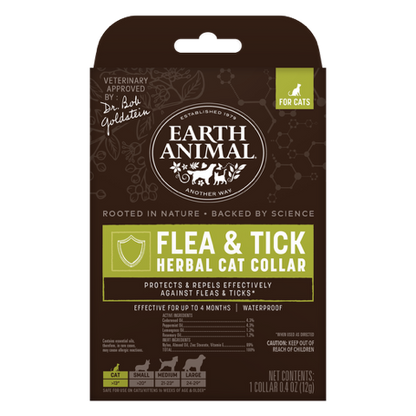 Earth Animal — Herbal Flea & Tick Collar (Cats)