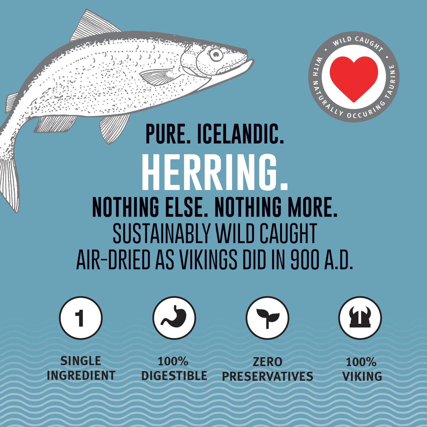 Icelandic+ — Herring Whole Fish Cat Treats (1.5 oz)