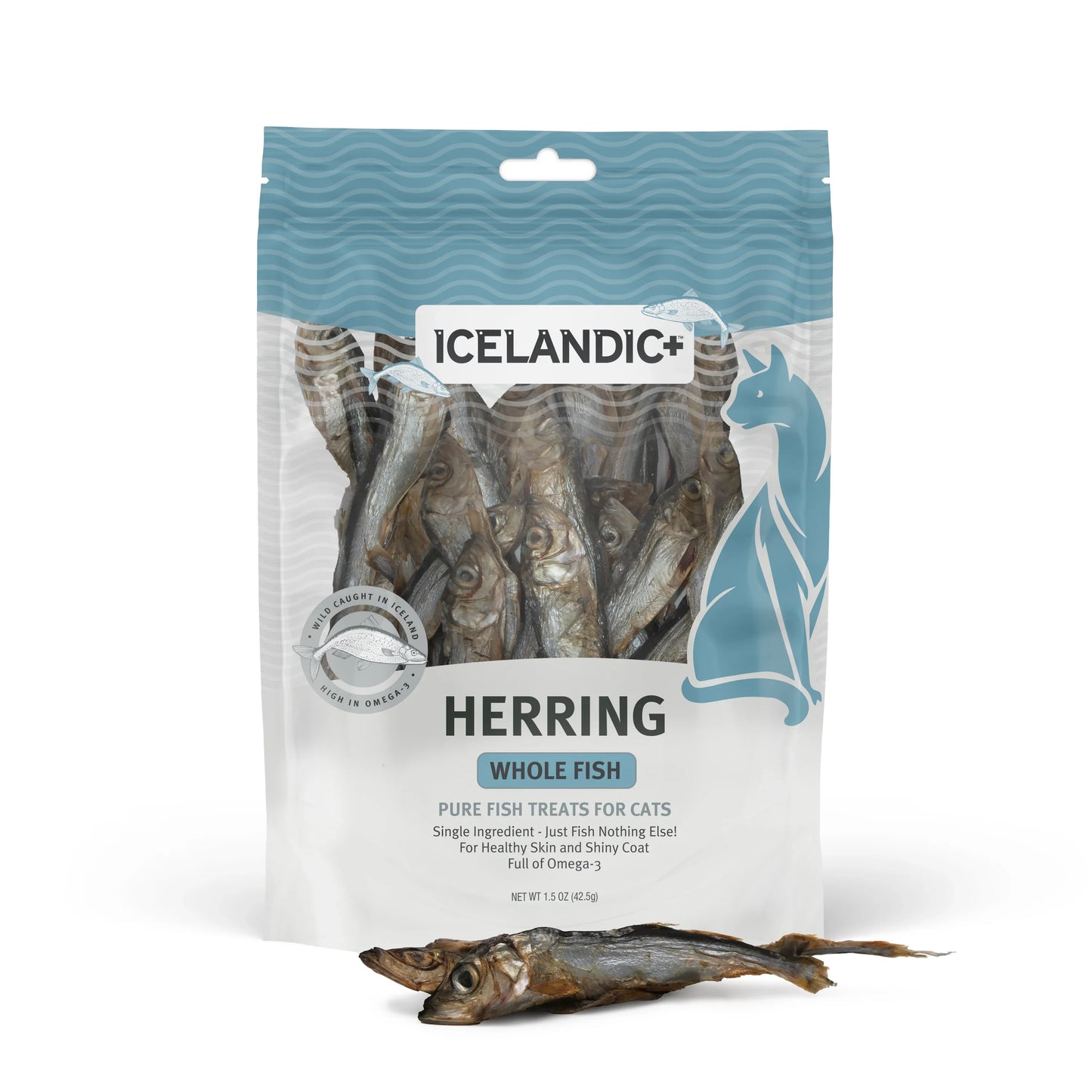 Icelandic+ — Herring Whole Fish Cat Treats (1.5 oz)