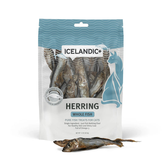 Icelandic+ — Herring Whole Fish Cat Treats (1.5 oz)