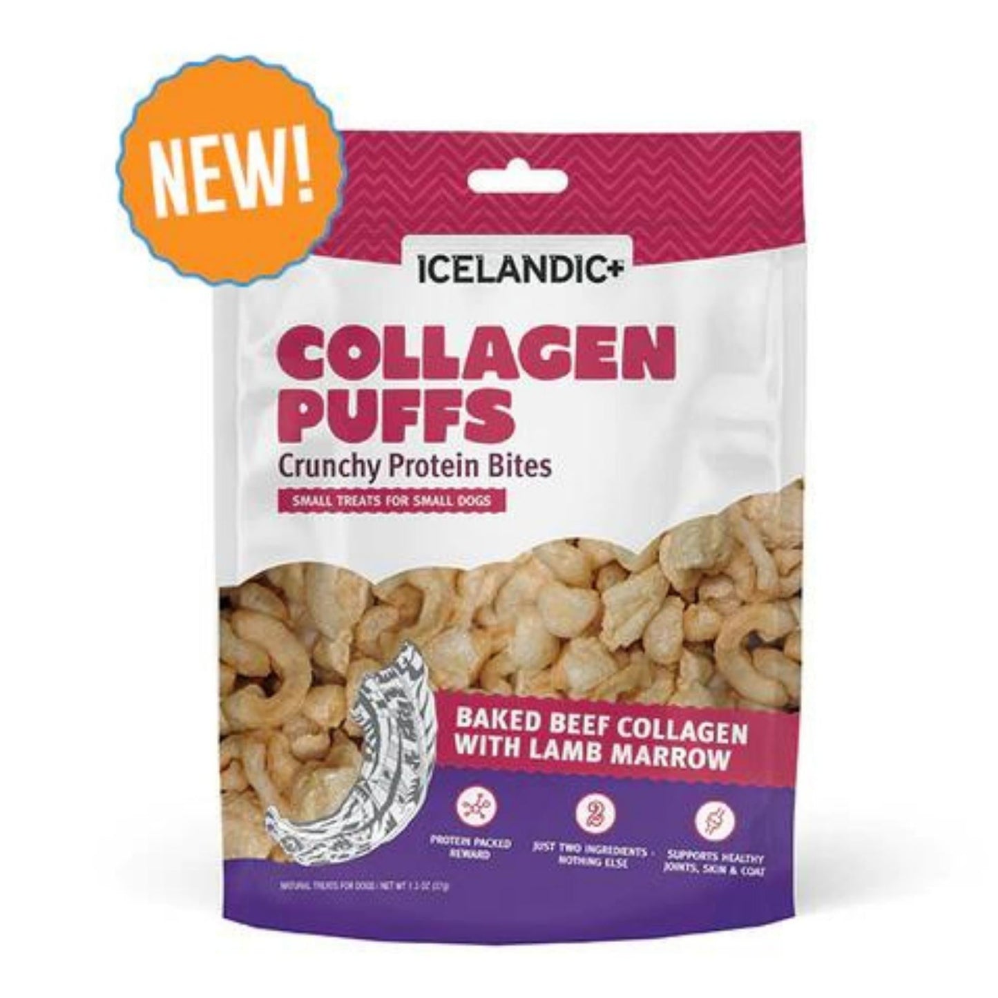 Icelandic+ — Collagen Puffs Dog Treats with Marrow (1.3 oz)