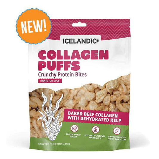 Icelandic+ — Collagen Puffs Dog Treats with Kelp (2.5 oz)
