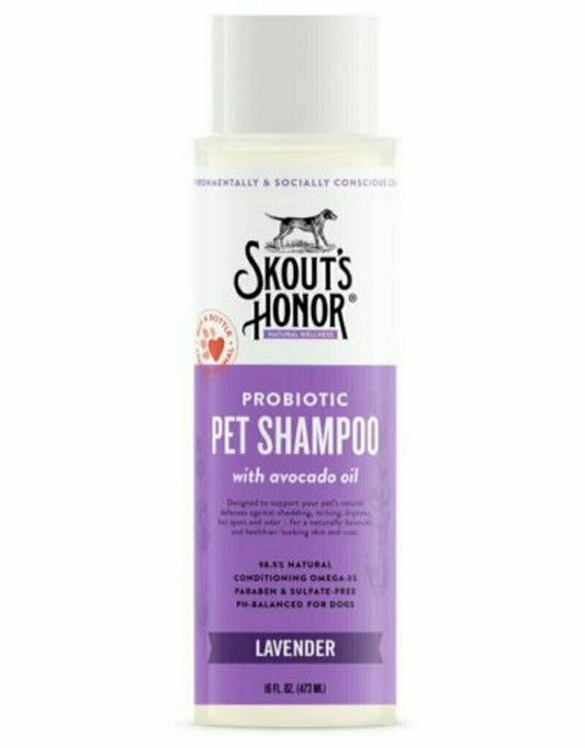 Skouts Honor Dog Shampoo Lavender 16oz.