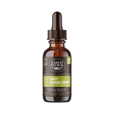 Earth Animal — Flea & Tick Program Herbal Drops for Dogs (2 oz)