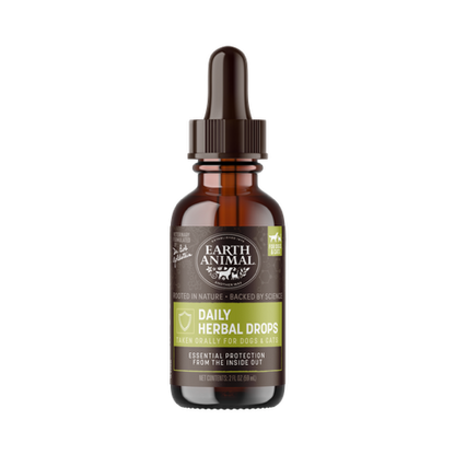 Earth Animal — Flea & Tick Program Herbal Drops for Dogs (2 oz)