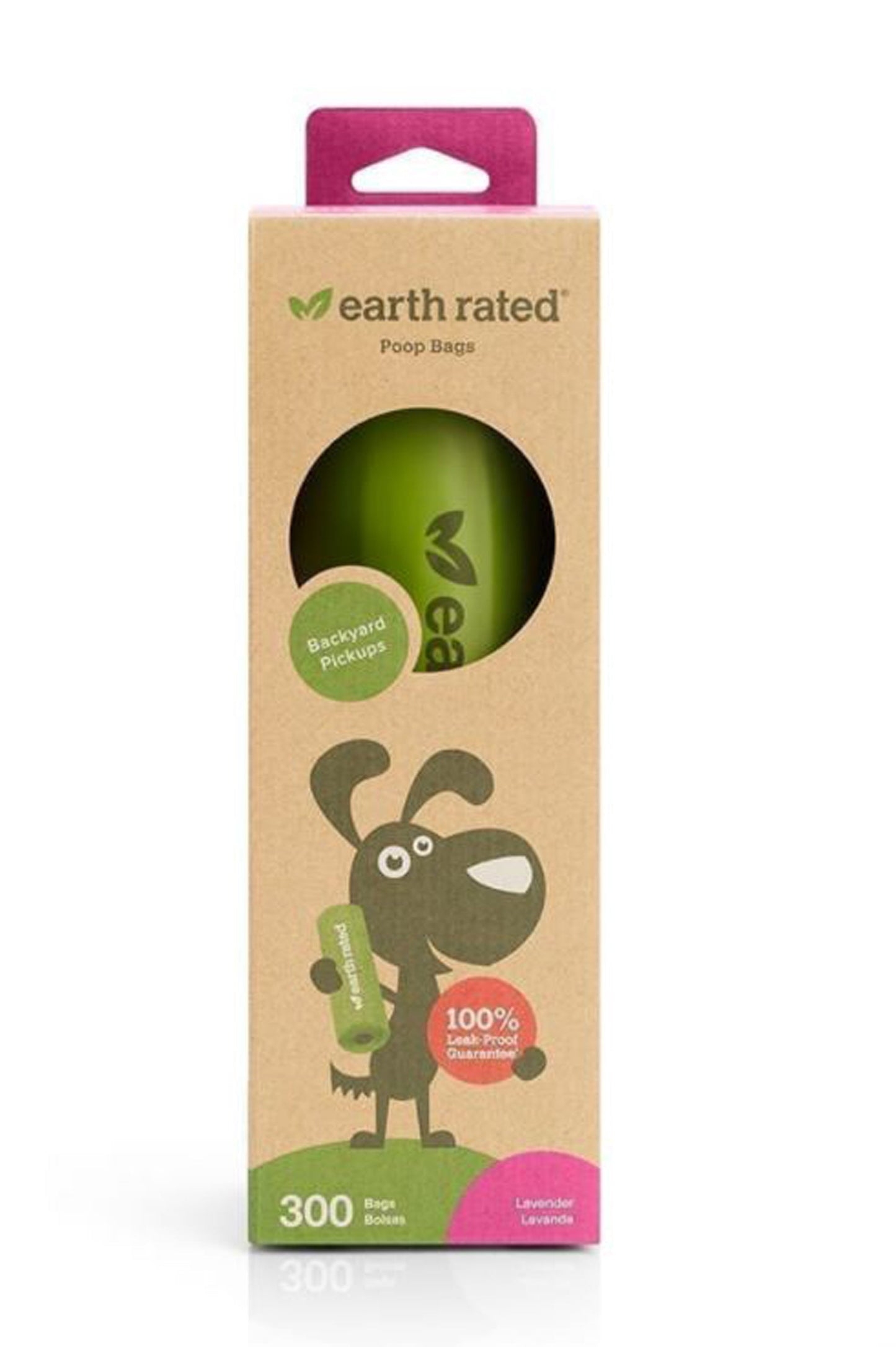 Earth Rated — Lavender Poop Bags (300 Count Box)