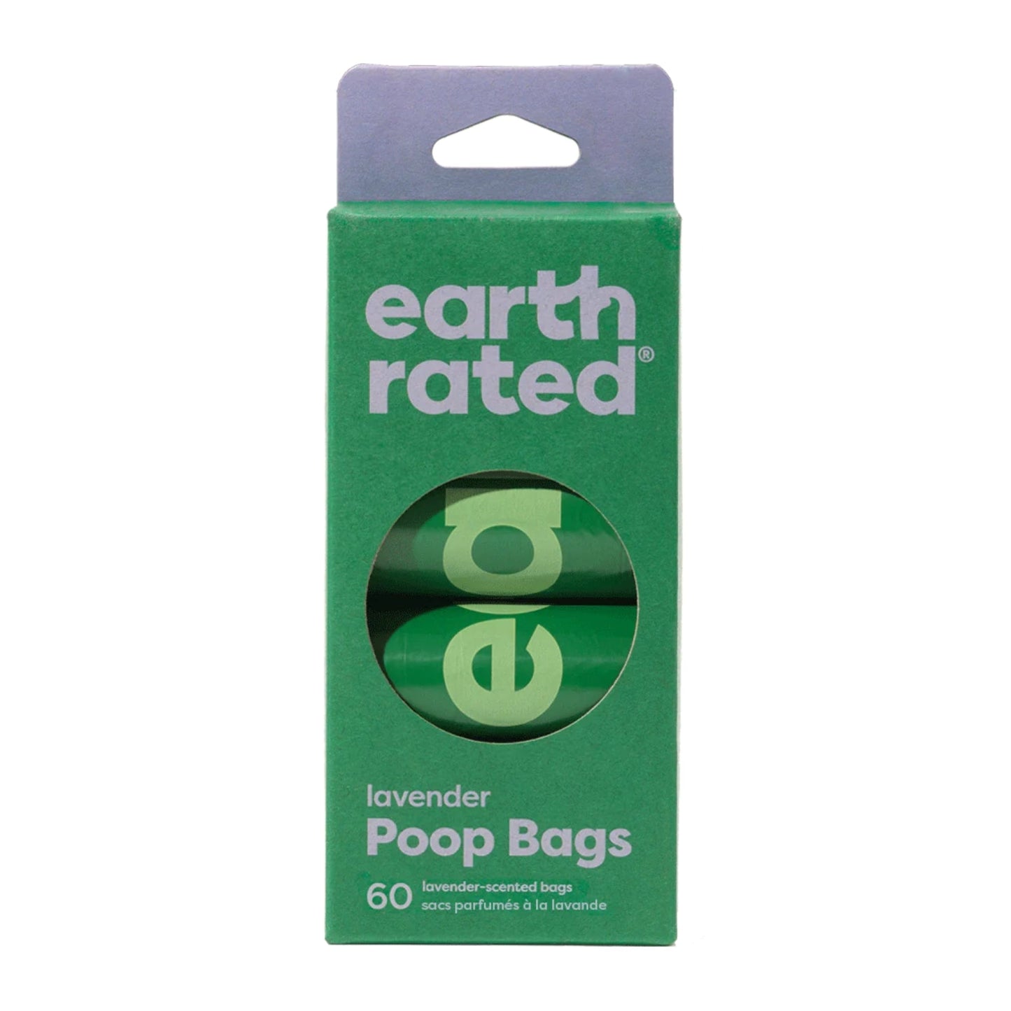 Earth Rated — Lavender Poop Bags (4 Roll, 60 Count)