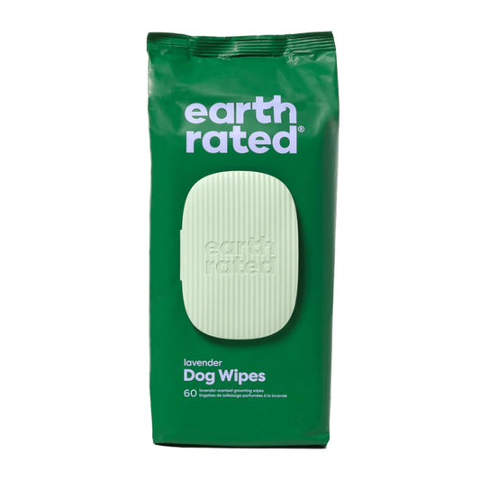 Earth Rated — Grooming Wipes (Lavender, 60 Count)