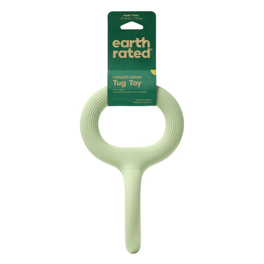Earth Rated — Dog Tug Toy (Green Rubber, Small)