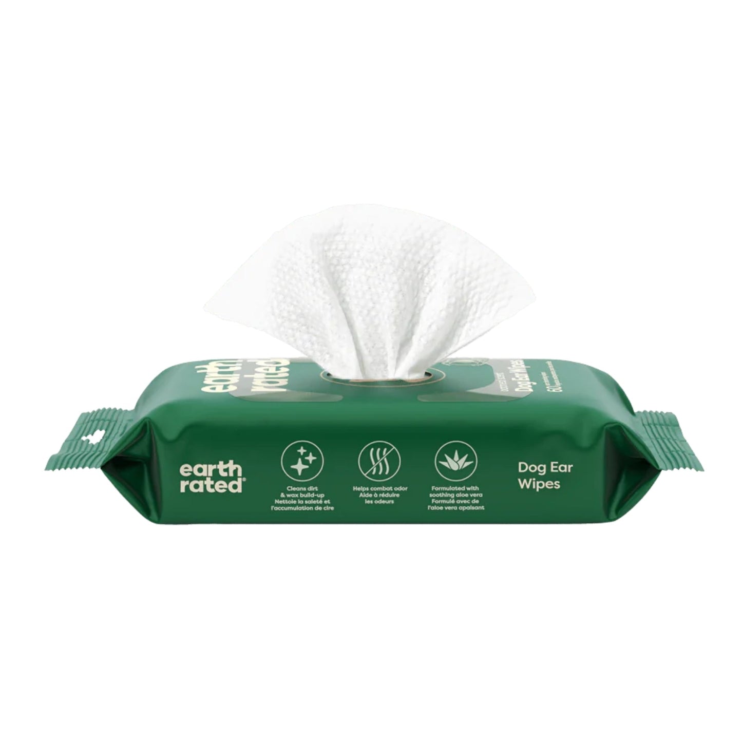 Earth Rated – Dog Ear Wipes (60 Count)