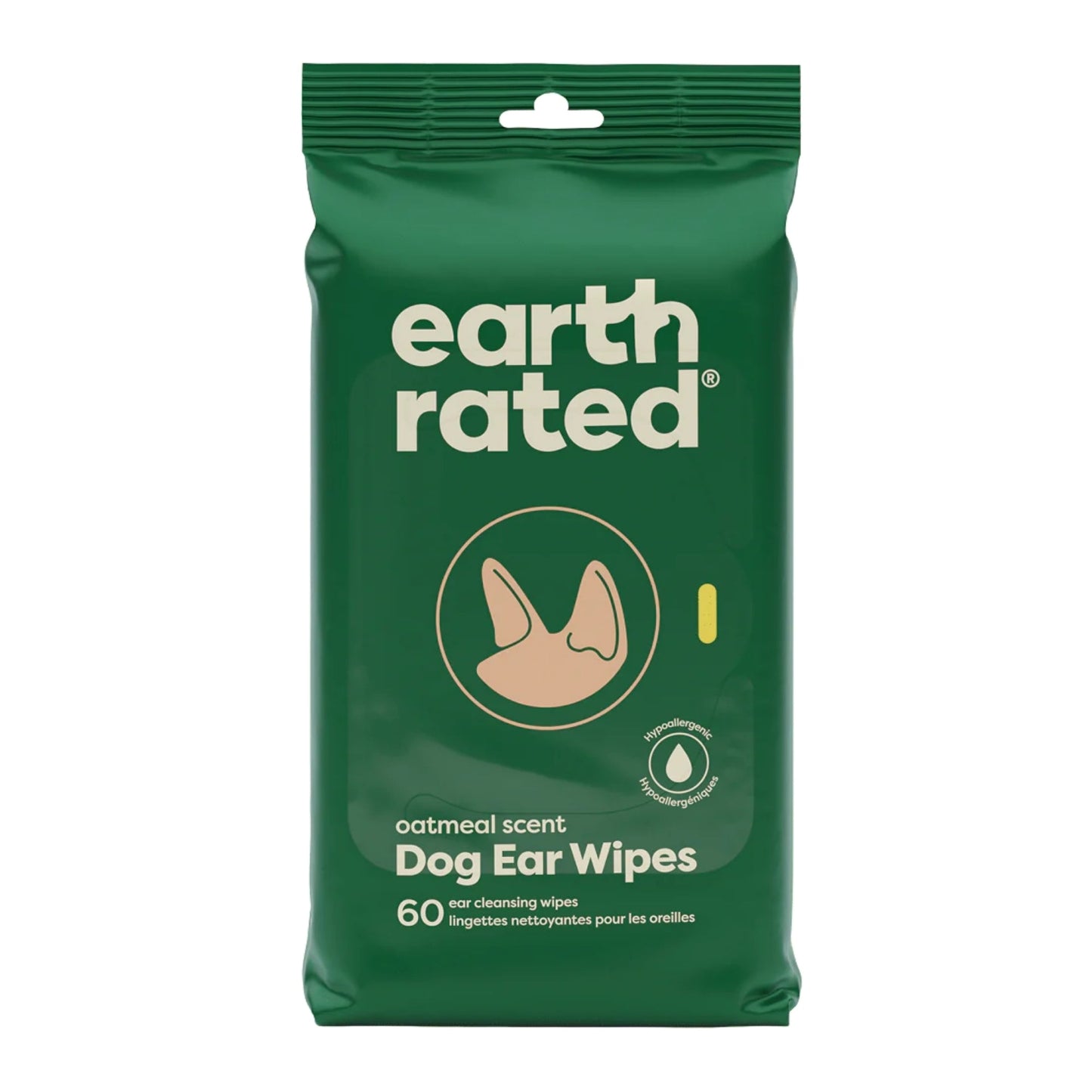Earth Rated – Dog Ear Wipes (60 Count)