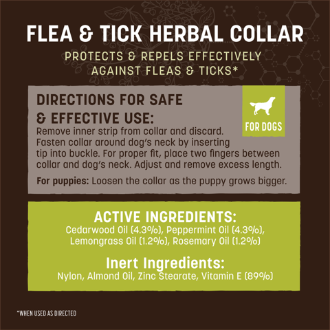 Earth Animal — Herbal Flea & Tick Collar (Large Dogs)