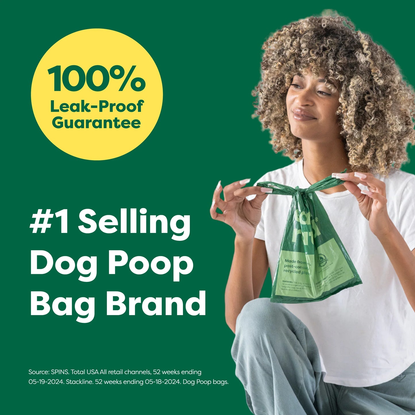 Earth Rated – Unscented Poop Bags with Handles (120 Count)