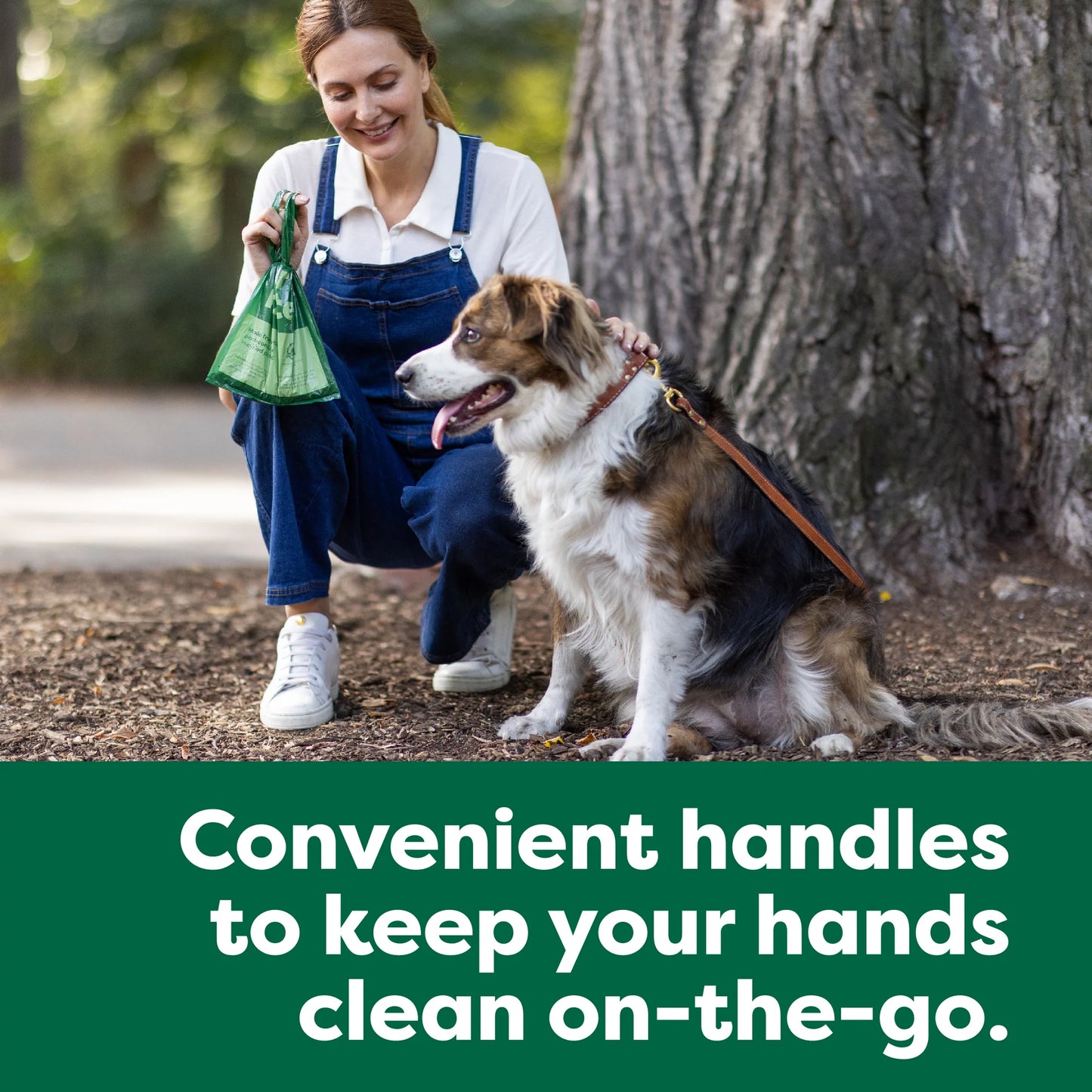 Earth Rated – Unscented Poop Bags with Handles (120 Count)