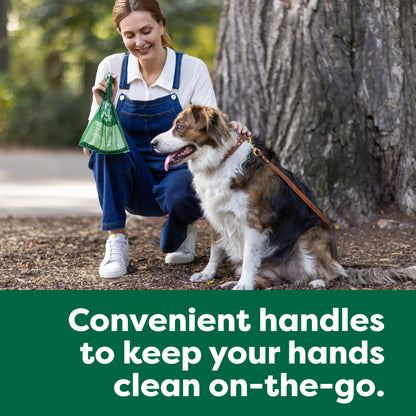Earth Rated – Unscented Poop Bags with Handles (120 Count)