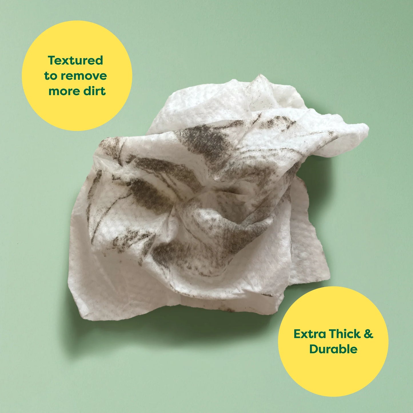Earth Rated – Grooming Wipes (White Tea & Basil, 100 Count)
