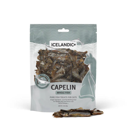 Icelandic+ — Capelin Whole Fish and Pieces Cat Treat (1.5 oz)