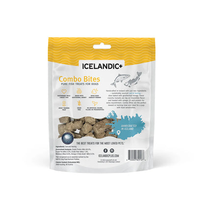 Icelandic+ — Cod & Herring Combo Bites Dog Treats (3.52 oz)
