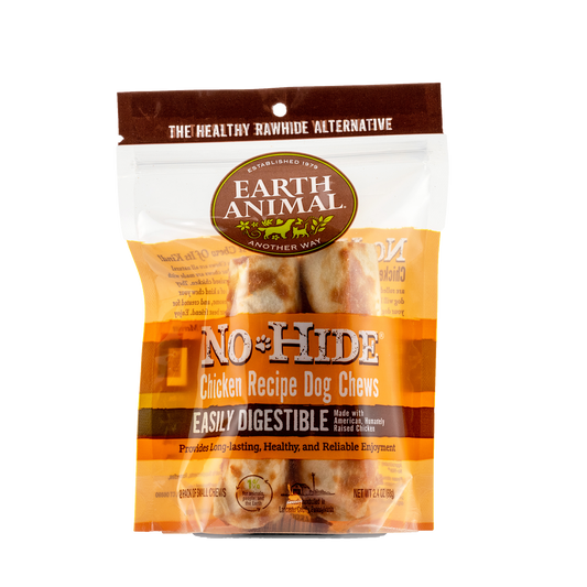 Earth Animal — Masticables de pollo sin piel (4", paquete de 2)